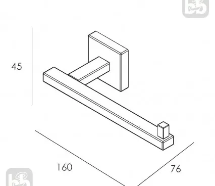 Toaleta 141255B IMPRESE Suport pentru hirtie igienica image