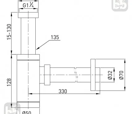 Bathroom 9000,094204 VOLLE Siphon image