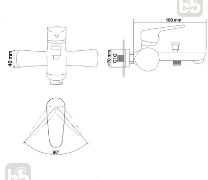 Baie RBZ074-3 RJ Robinet pentru baie image