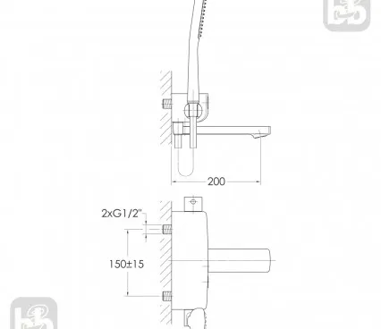 Baie ZMK101901040 IMPRESE Robinet pentru baie image