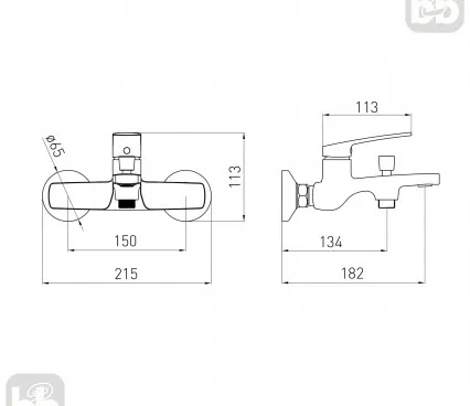 Baie 1512,031001 VOLLE Robinet pentru baie image