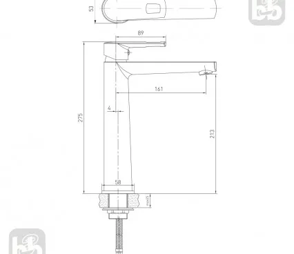 Baie 1530,010201 VOLLE Robinet pentru lavuar image