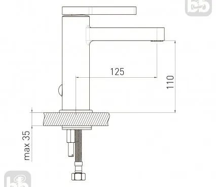 Baie 1537,010126 VOLLE Robinet pentru lavuar image