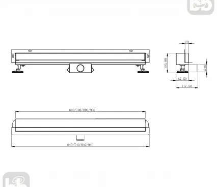 Dus d44600SW13 IMPRESE Scara de dus image