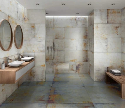 Ceramic tile LAMIERE BLUE 49,75*99,55*2,0 Spain image