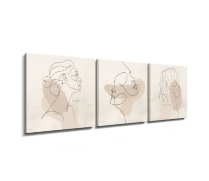 Interior Decor CA-15535 CANVAS SET 3*32*32cm image