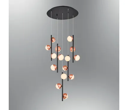 Chandeliers 5675-15Y (rosegold) Chandeliers OZCAN image