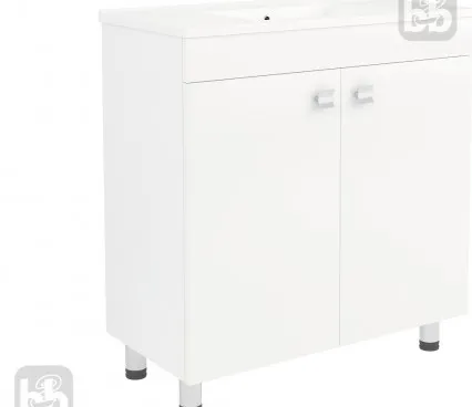 Bathroom JFU005-14 WH RJ Washbasin with cabinet image