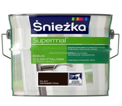 Paints Supermal, 2.5 L, coffee, paint email RAL 8016 image