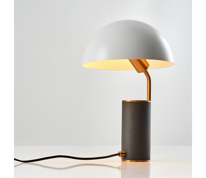 gray desk lamp