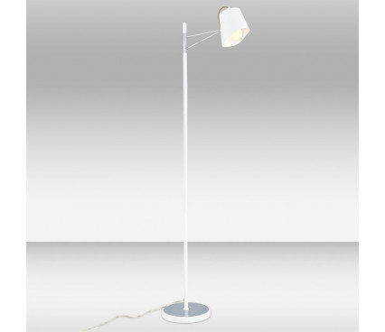 all white floor lamp